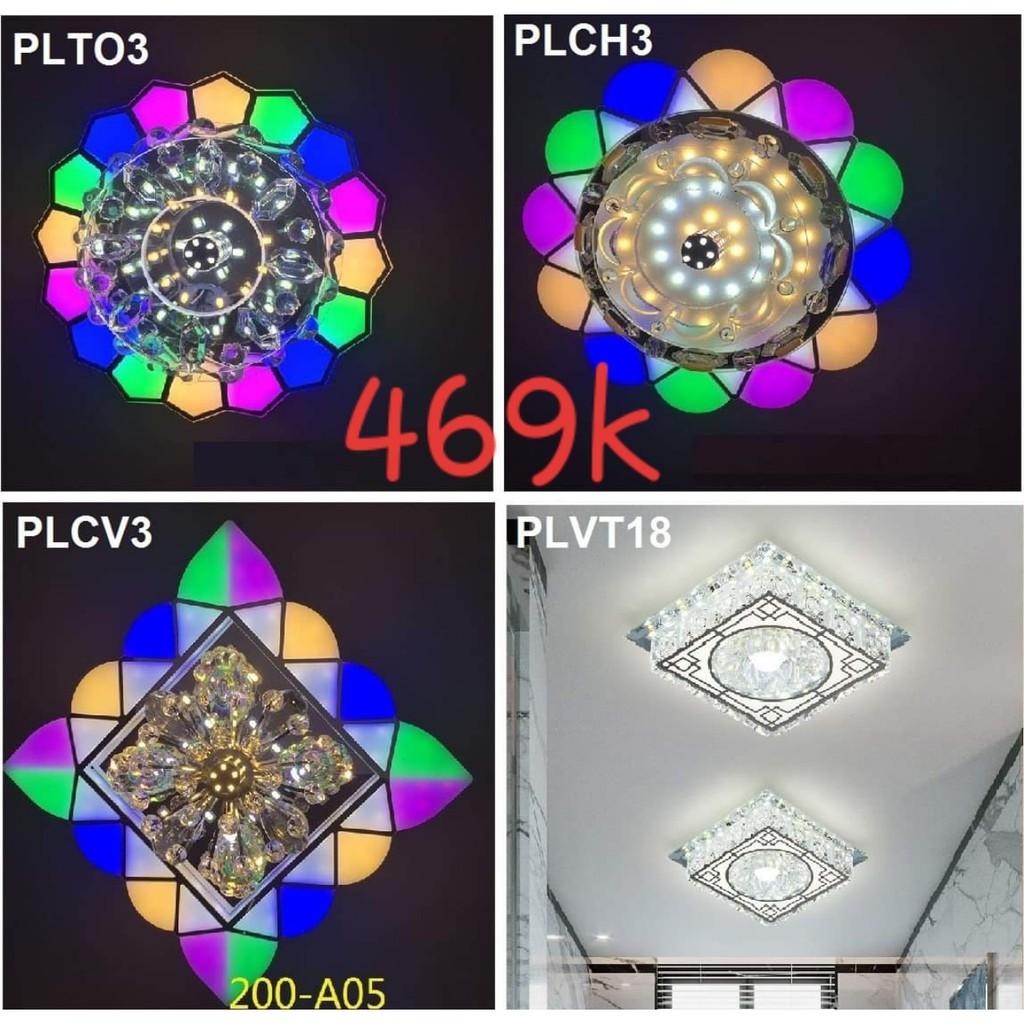 Đèn Led pha lê ốp trần cao cấp