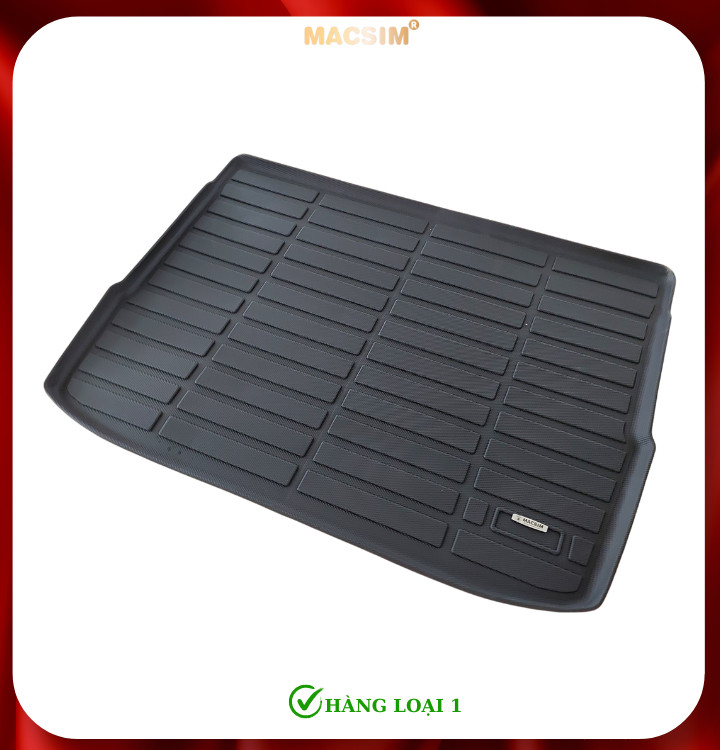 Thảm lót cốp xe ô tô Mitsubishi XFORCE nhãn hiệu Macsim chất liệu TPE màu đen hàng loại 2