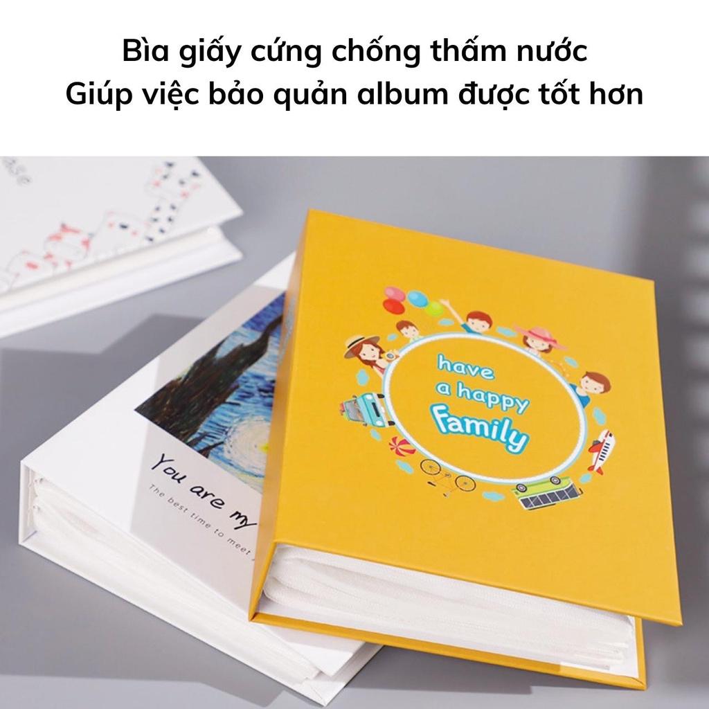 Album ảnh 10x15, 9x12,13x18 đựng 100 tấm bìa giấy cứng đẹp siêu cute giữ ảnh cho con làm quà tặng