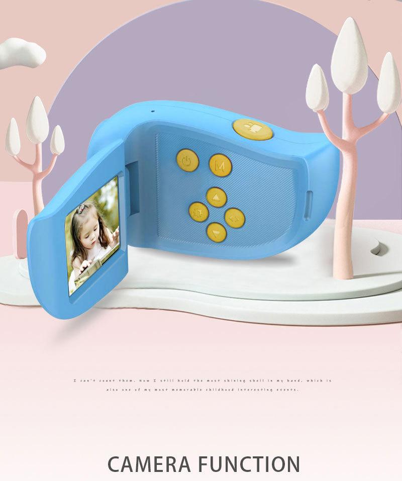 Trẻ em Máy ảnh kỹ thuật số 2.0 inch Hiển thị đầy màu sắc HD Trẻ em DV Trẻ em quay video Máy ảnh thiên thần HD cho trẻ em Quà tặng Màu sắc: 32G TF Thẻ