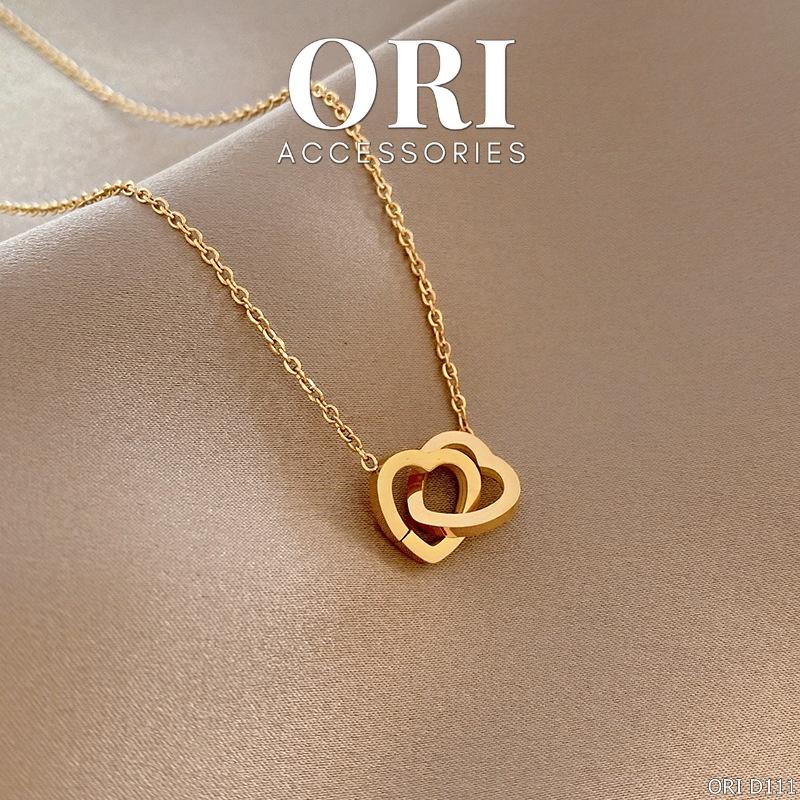 Dây chuyền nữ hình trái tim Althea thời trang ORI ACCESSORIES D111