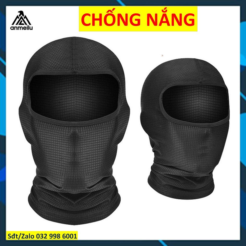 Khăn chống nắng lụa mát cao cấp chính hãng Anmeilu 2541 Bình nước Ống tay Ống chân chống nắng Phụ kiện xe đạp ddcg