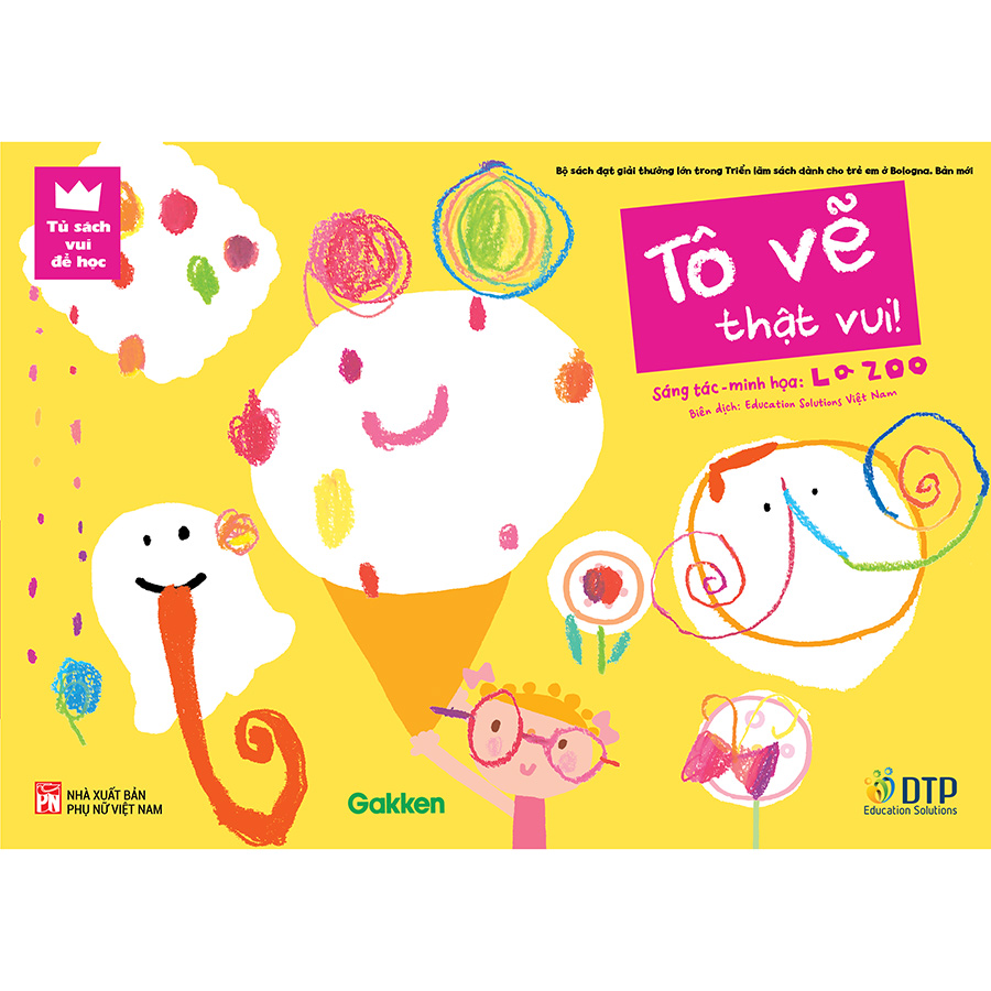 Tủ sách vui để học - Sách tô màu - Dòng sách cầm tay