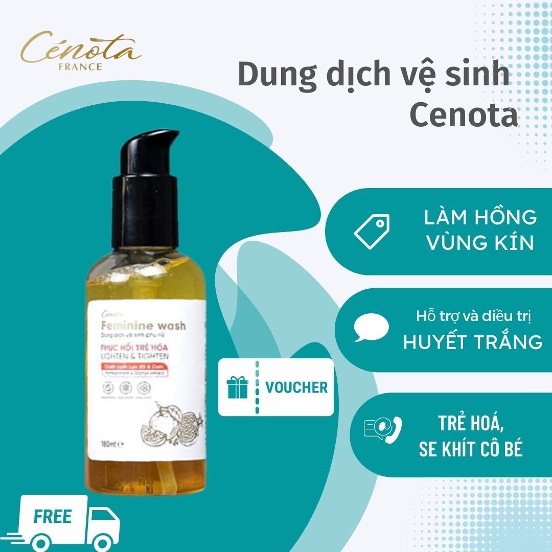 Mua Dung dịch vệ sinh phụ nữ Cenota được TẶNG KÈM Nước hoa Cenota