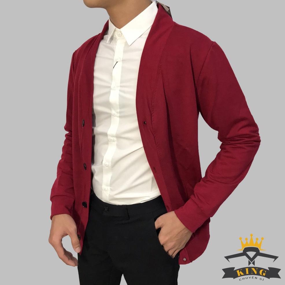 Áo khoác cardigan LEN nam KING tay dài phong cách hàn quốc K125