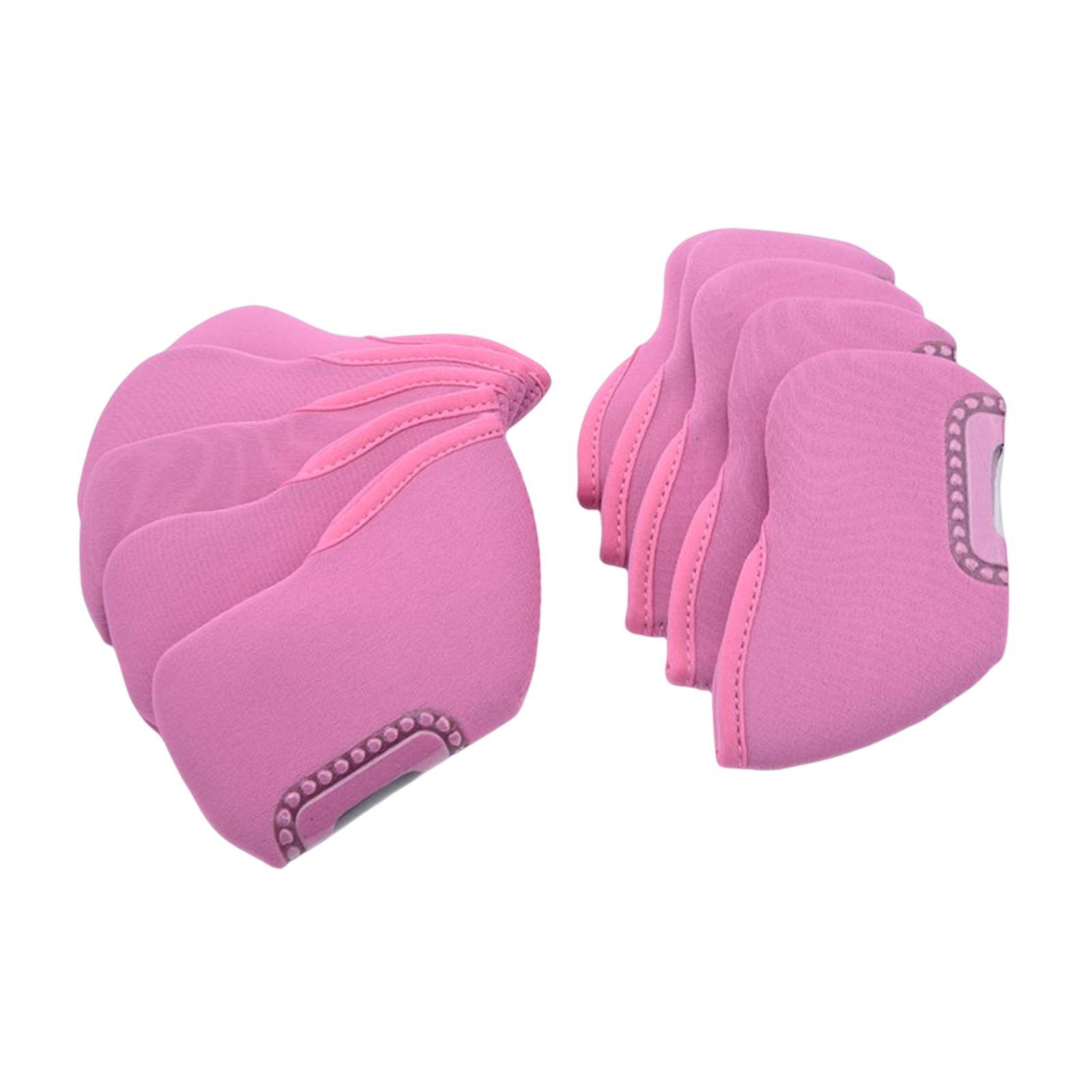 10Pcs Golf Iron Club Head Covers Golf Headcover Waterproof Golf Club Head Cover for Outdoor Sports