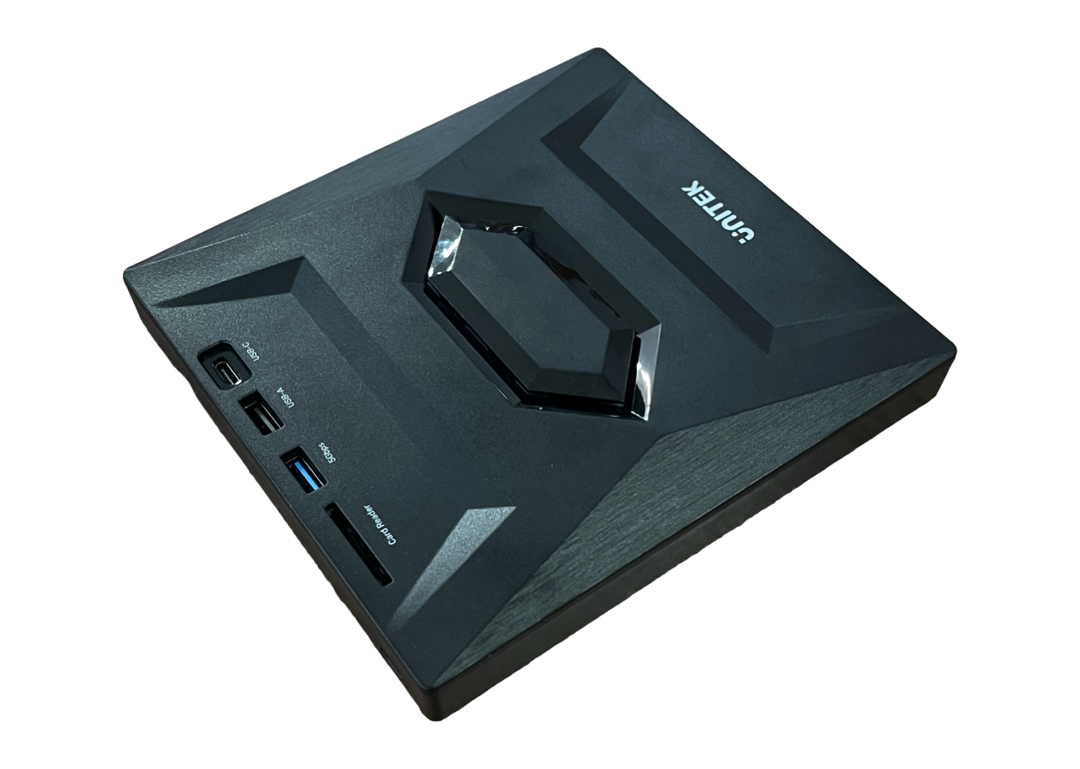 Ổ Đĩa Quang Ngoài 5 Trong 1 Có Hub USB UNITEK T1037A – Hàng Chính Hãng