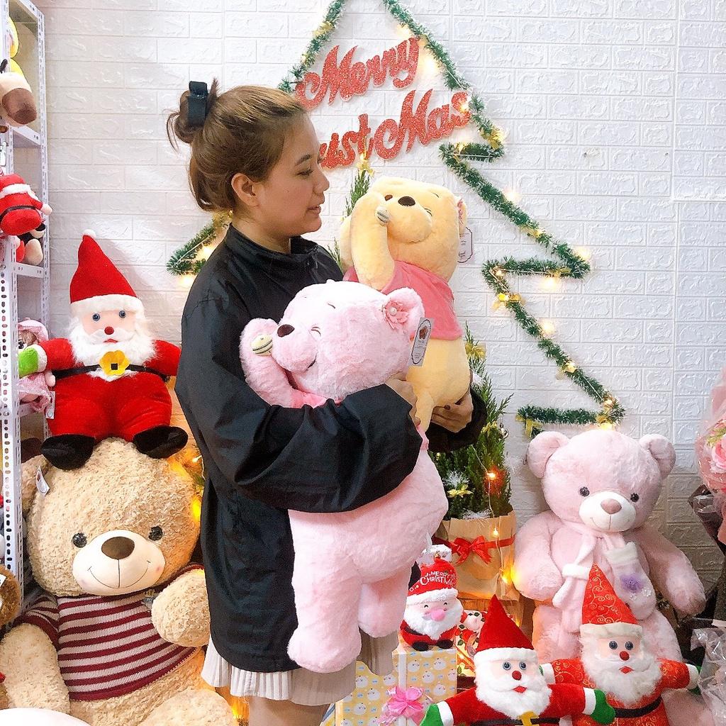 Gấu Pooh dáng nằm siêu cute cho bạn gái, hàng cao cấp chuẩn nhập khẩu - siêu mềm mịn