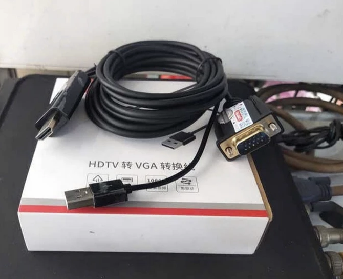 CÁP HDMI RA VGA V128DBK UNITEK - HÀNG CHÍNH HÃNG