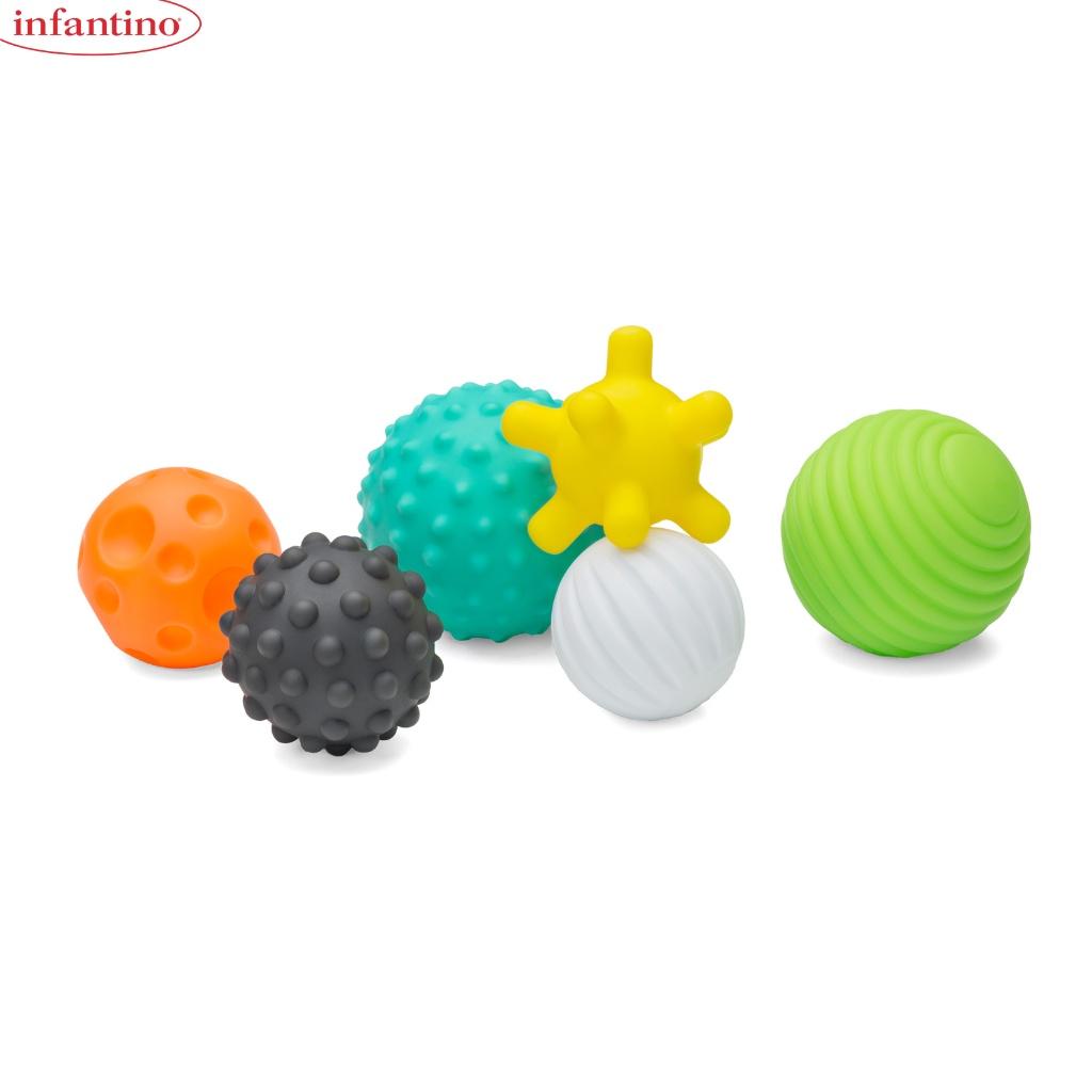 Set Đồ Chơi 6 Trái Bóng INFANTINO Dành Cho Bé Giúp Phát Triển Giác Quan Và Kỹ Năng Của Trẻ