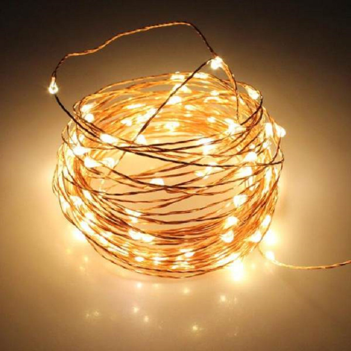 Đèn led đom đóm 10m dùng pin