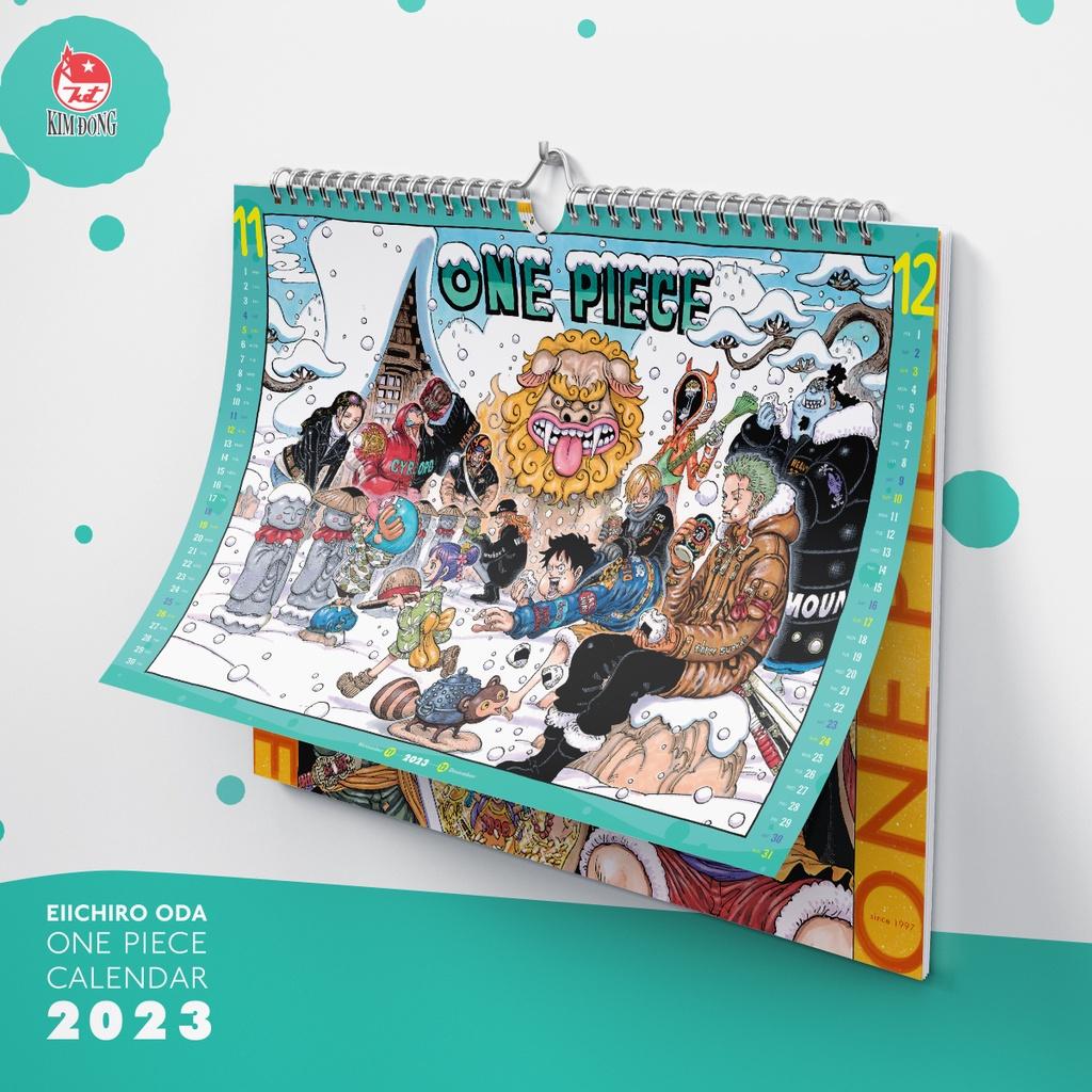 Kim Đồng - Lịch Treo Tường One Piece 2024