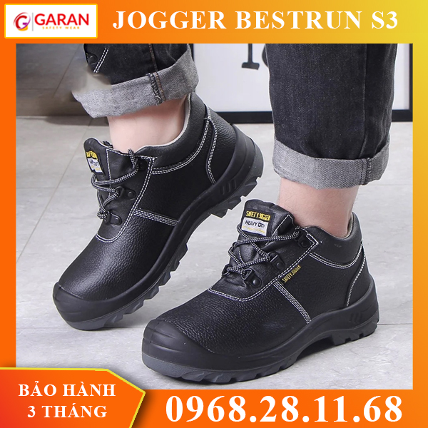 Giày Bảo Hộ Nam Safety Jogger Bestrun S3 - Đen