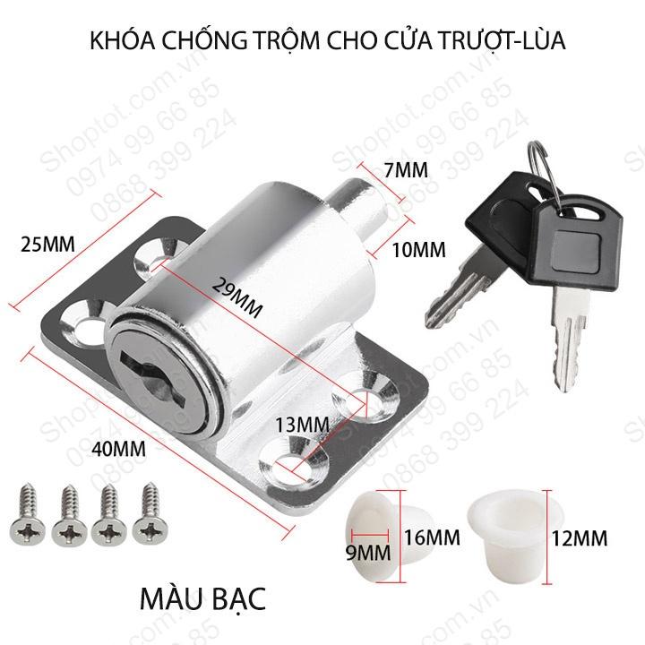 Khóa chống trộm cho cửa trượt, cửa sổ - cửa đi J6202