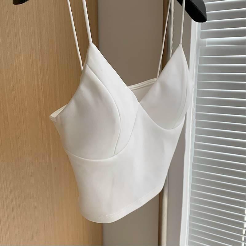 ÁO CROPTOP 2 DÂY CÓ MÚT NGỰC CỰC SANG CHẢNH