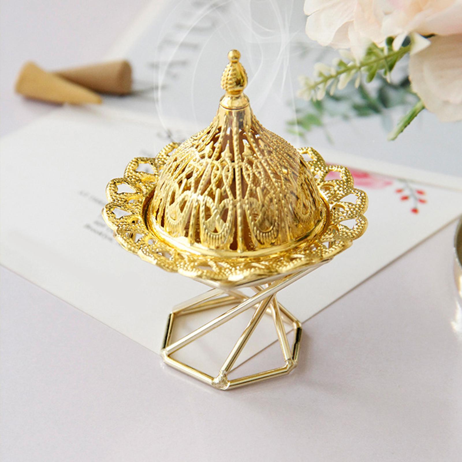 Incense Burner Craft Hollow Censer Incense Holders for Home Yoga Studio Decoration