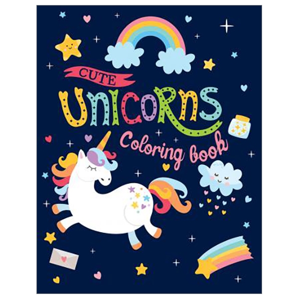 Unicorns Colouring Book: Cute Unicorns