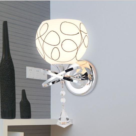 Đèn treo tường hiện đại OMERO trang trí phòng khách, phòng ngủ sang trọng dùng bóng LED tiết kiệm điện