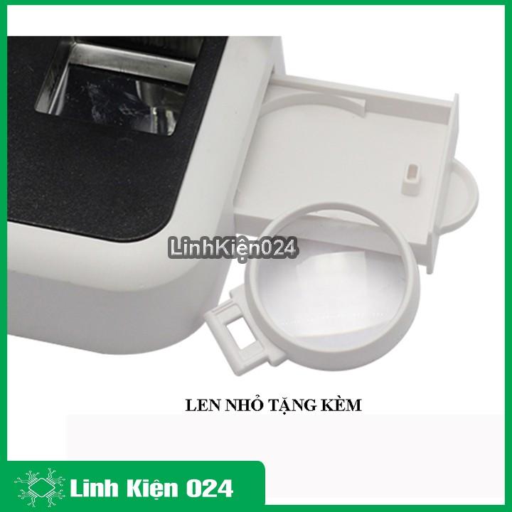 Kính Lúp Đa Năng Tay Kẹp Có Đèn 16129DC 90mm