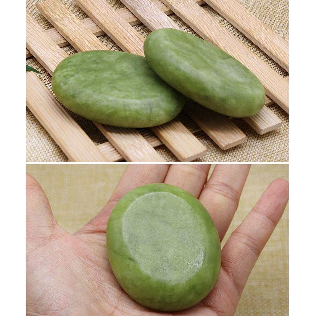Massage đá Tự Nhiên Jade Cho Cơ Thể Massage Mặt Đá Nóng Spa