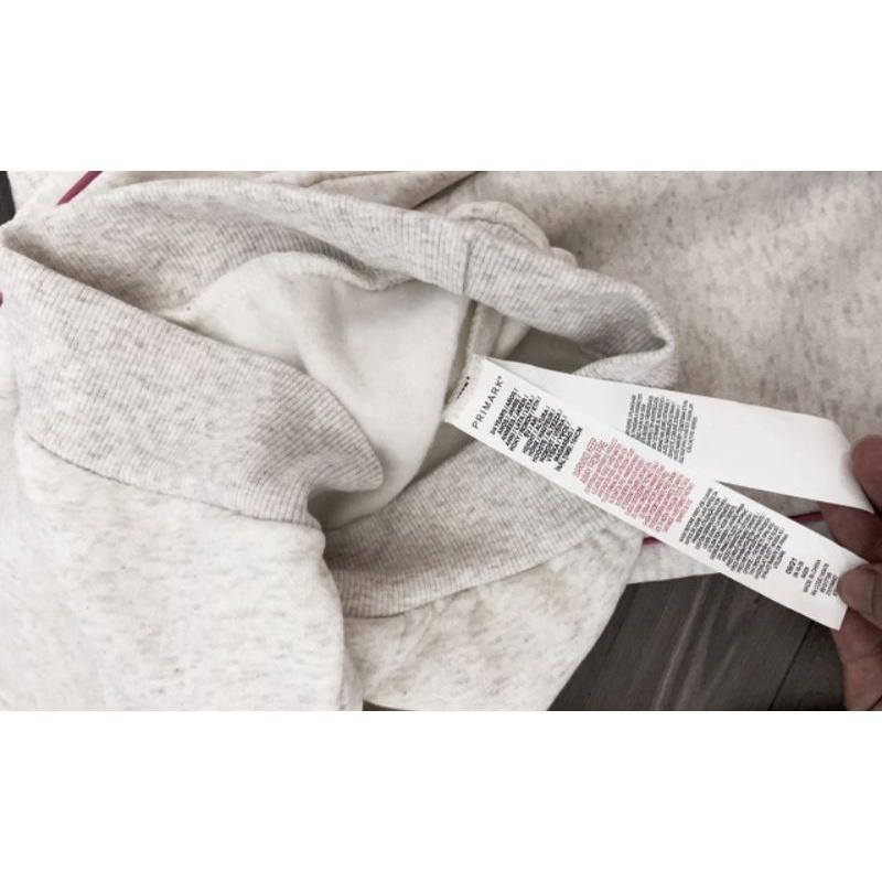 Bộ nỉ bé gái xuất dư xịn áo hoodie viền hồng