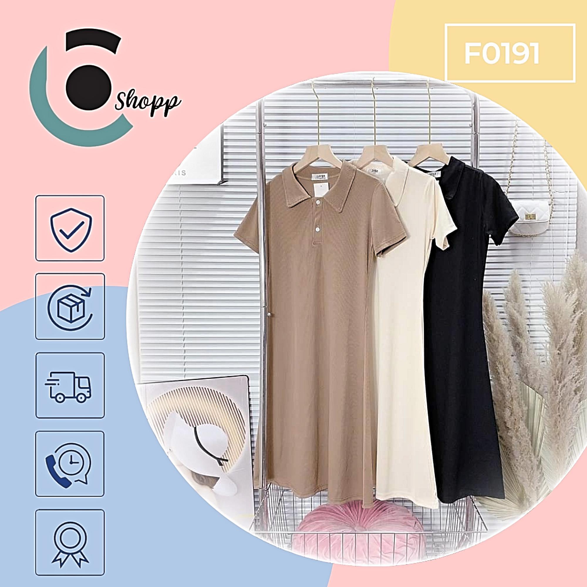 Đầm polo fom dài cao cấp