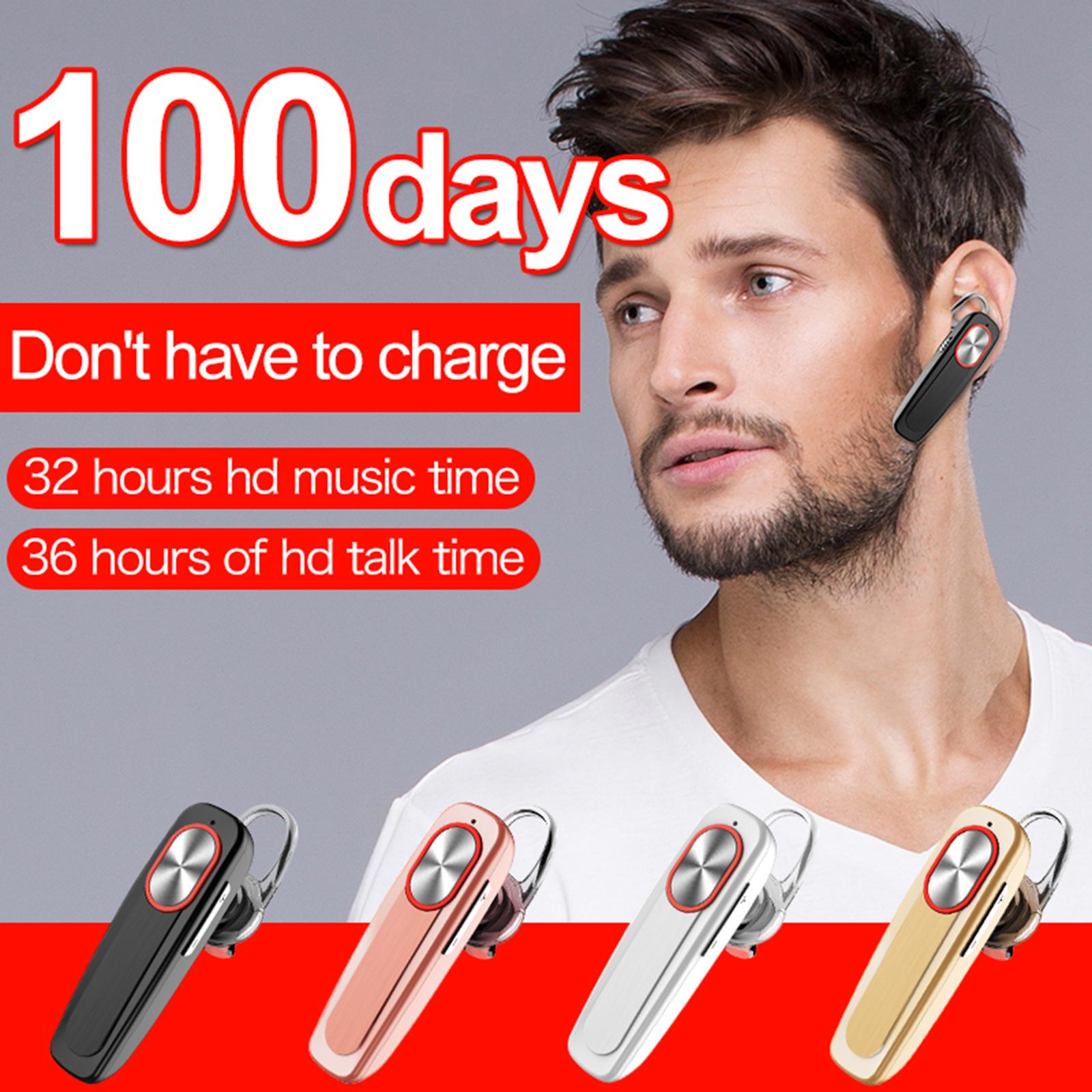 Bluetooth Long Standby Headset Universal With Mic For Business