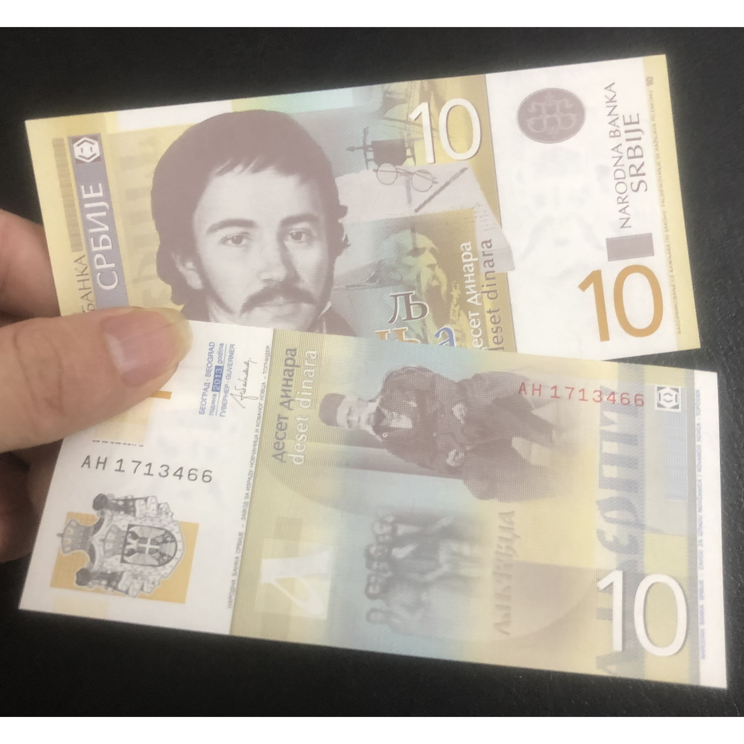 Tiền cổ Serbia 10 Dinars sưu tầm