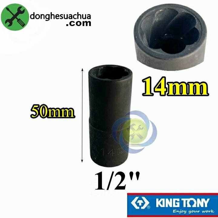 Tuýp mở ốc hư 14mm Kingtony 9TD40314M loại 1/2 dài 50mm