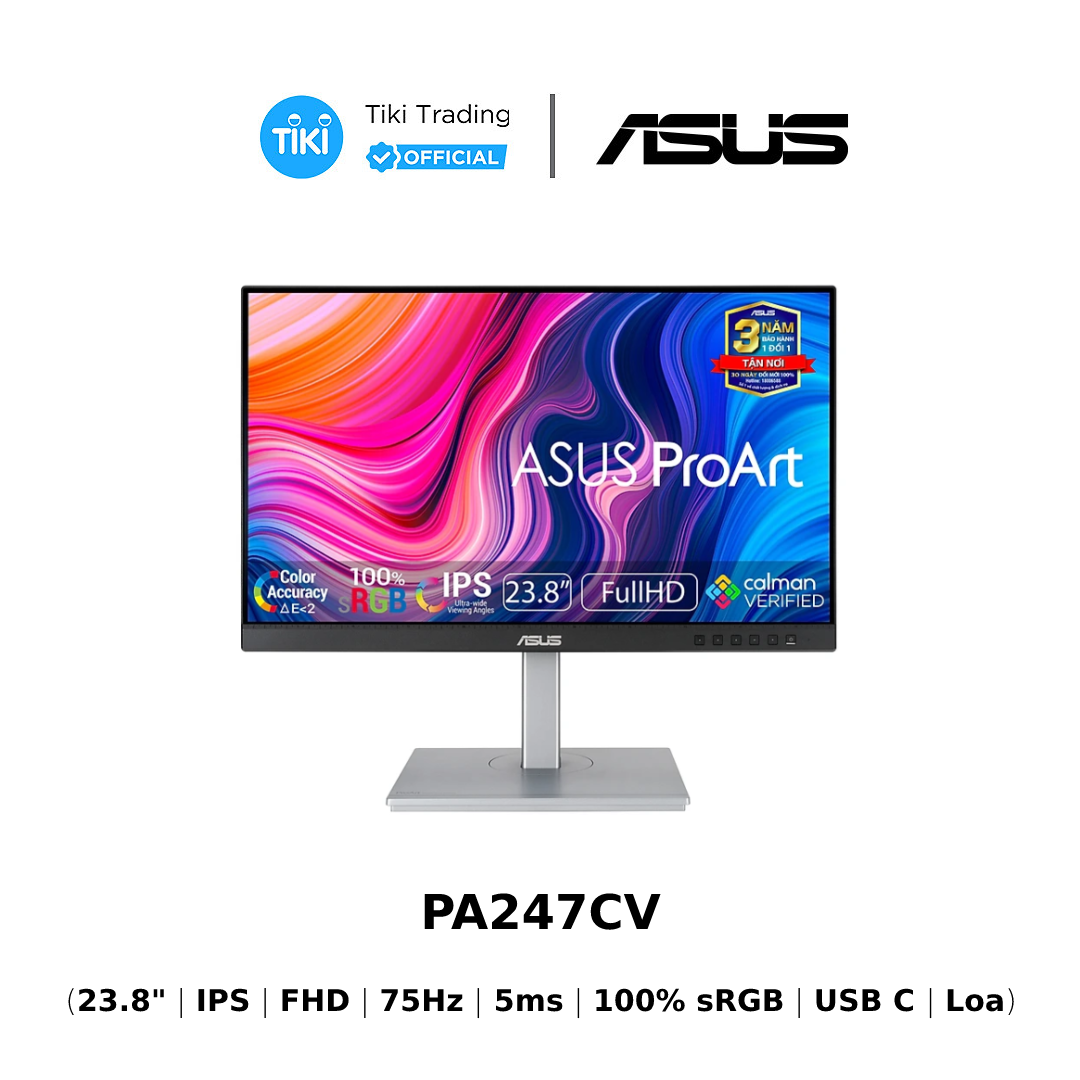 Màn hình Asus ProArt PA247CV (23.8inch/FHD/IPS/75Hz/5ms) - Hàng Chính Hãng