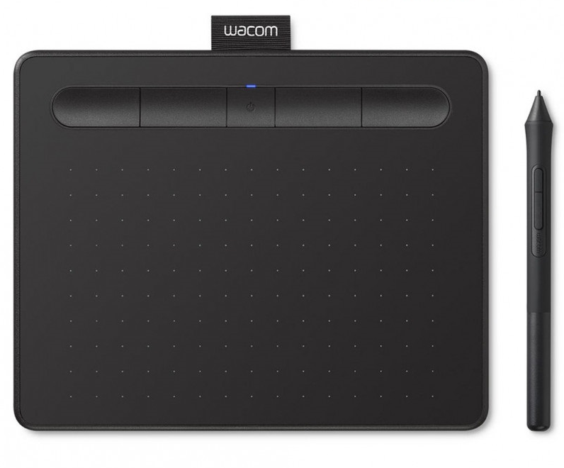 Bảng vẽ cảm ứng Wacom Intuos S with Bluetooth CTL-4100WL (Black) - Hàng chính hãng