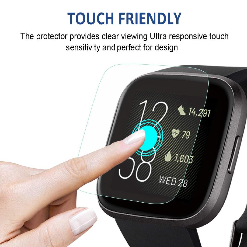 Miếng Dán Bảo Vệ Màn Hình Đồng Hồ Mềm Mại Trong Suốt Hd Cho Fitbit Versa 2 3