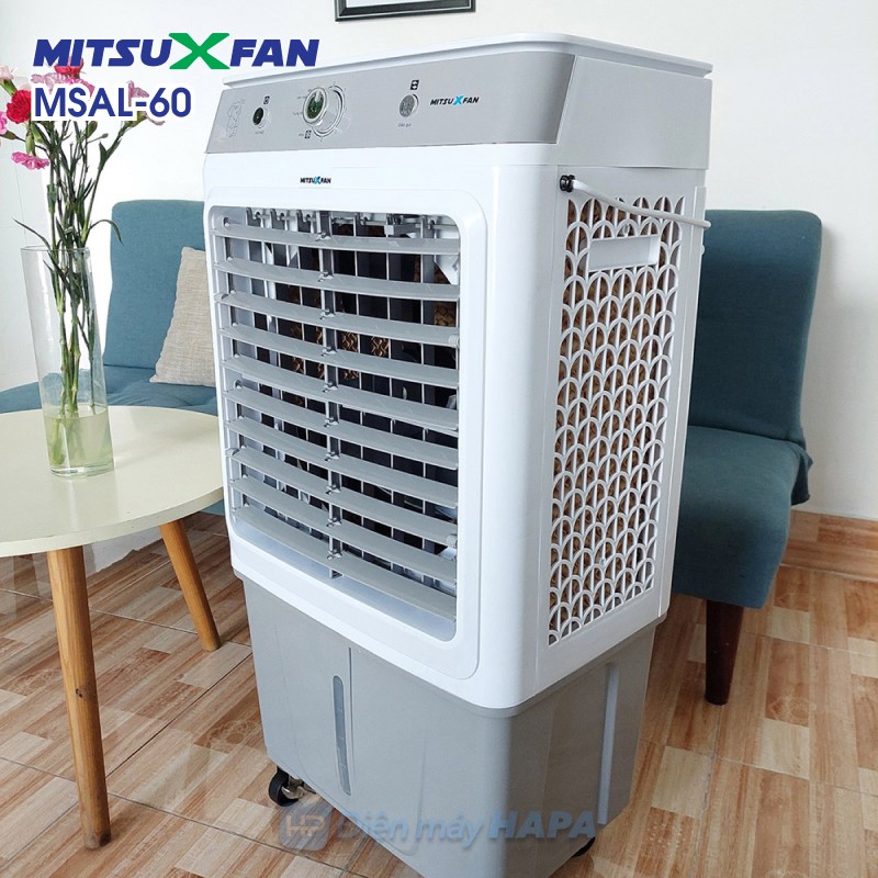 Quạt Hơi Nước Công Nghiệp Cao Cấp MITSUXFAN MSAL-500E Inverter DT 40-130m², 90 Lít, Công Nghệ Nhật Bản - Hàng Chính Hãng