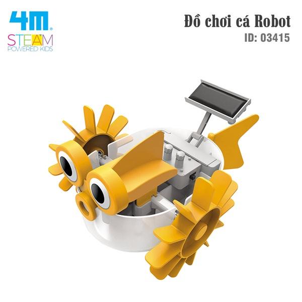 Đồ chơi khoa học Cá robot chuyển động – 4M 03415