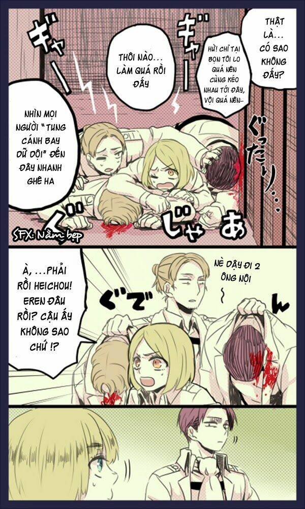 tấn công người khổng lồ - doujinshi eren x mikasa chapter 46 9