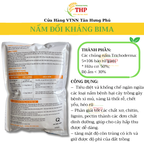 Chế Phẩm Nấm Đối Kháng Trichoderma BIMA | Vật tư Nông nghiệp Cần Thơ