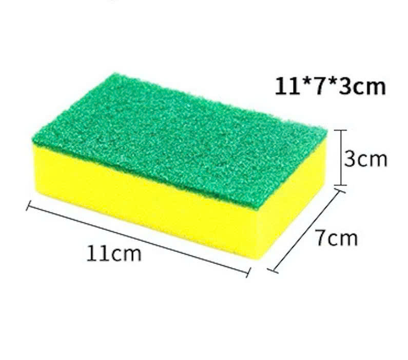 COMBO 2 Miếng Bọt Biển Rửa Chén 2 Mặt, Mút Xốp Rửa Bát Đa Năng
