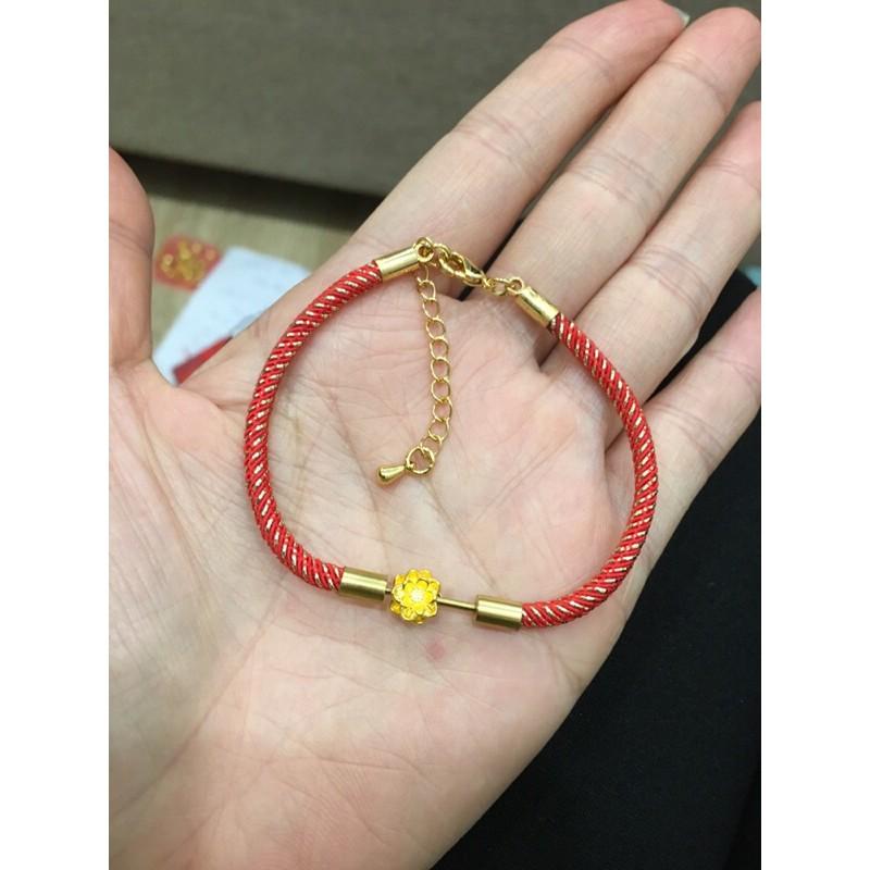 Charm sen vàng size mini