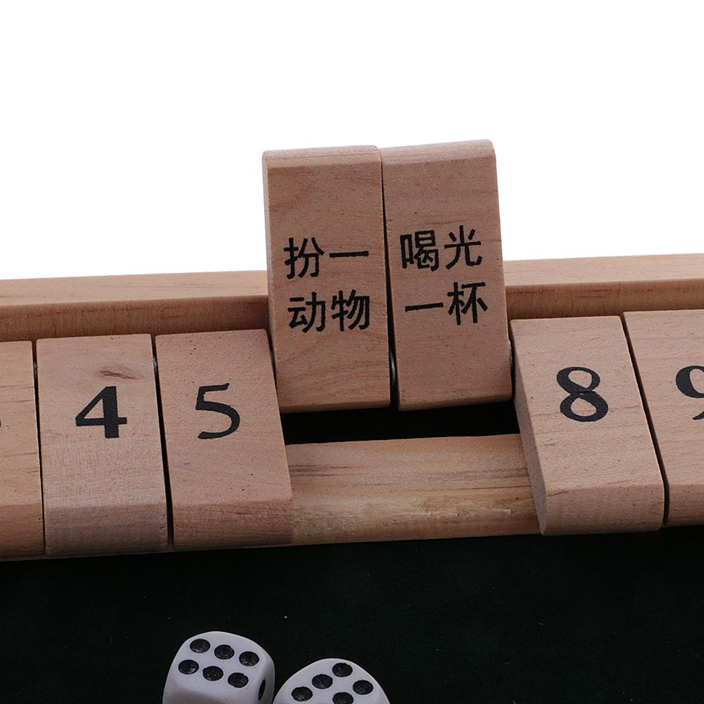 Trò chơi uống số xúc xắc W/Xúc Xắc & Số Trò Chơi Xếp Hình Trẻ Em Quà Tặng