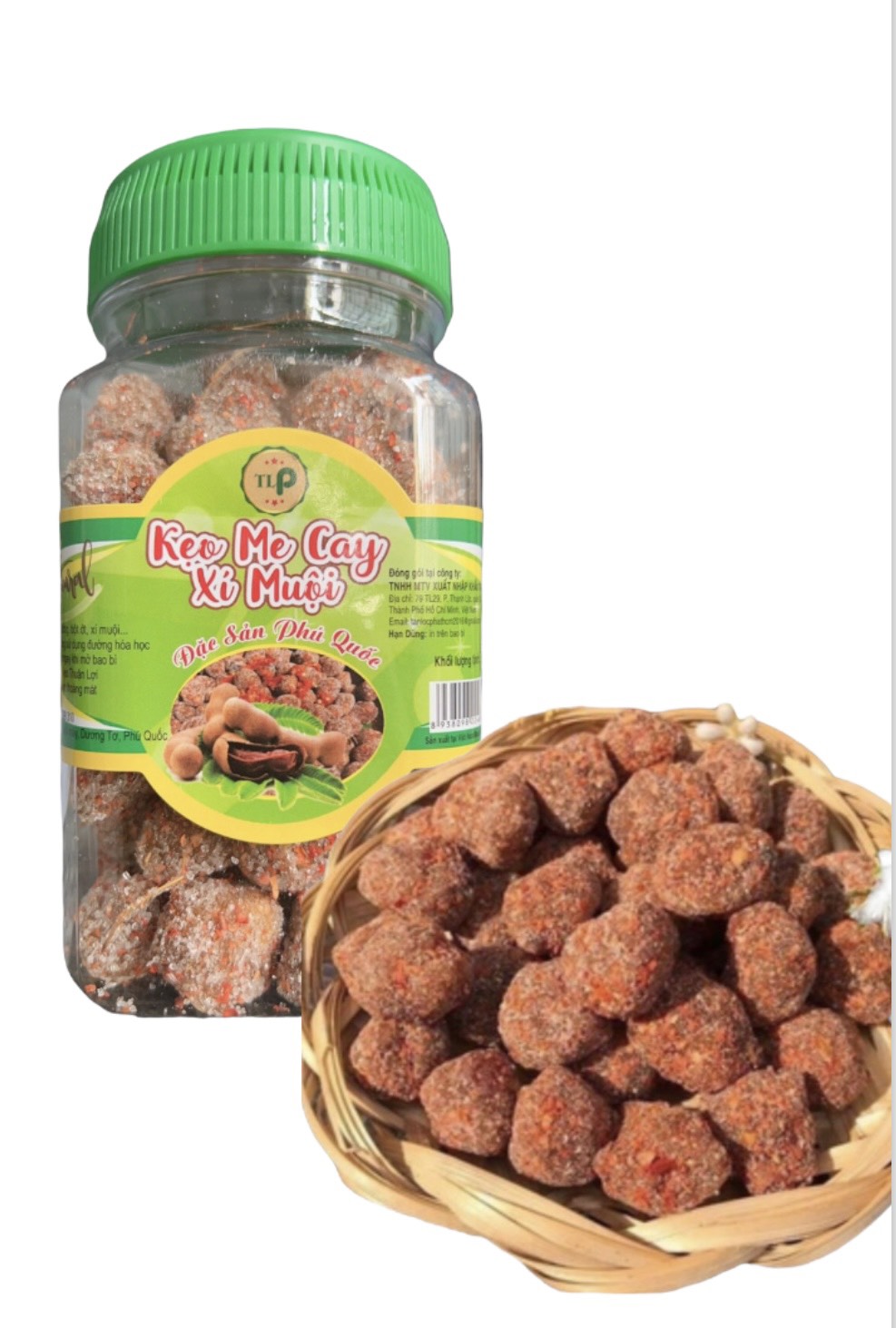 KẸO ME CAY XÍ MUỘI TÂN LỘC PHÁT HŨ 500G