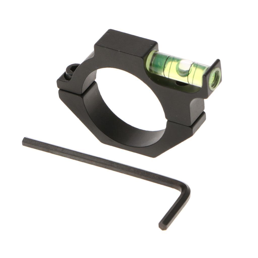 30mm 1.18Inch Aluminum Alloy Sight Fixture Tube Telescope Spirit Level Clamp
