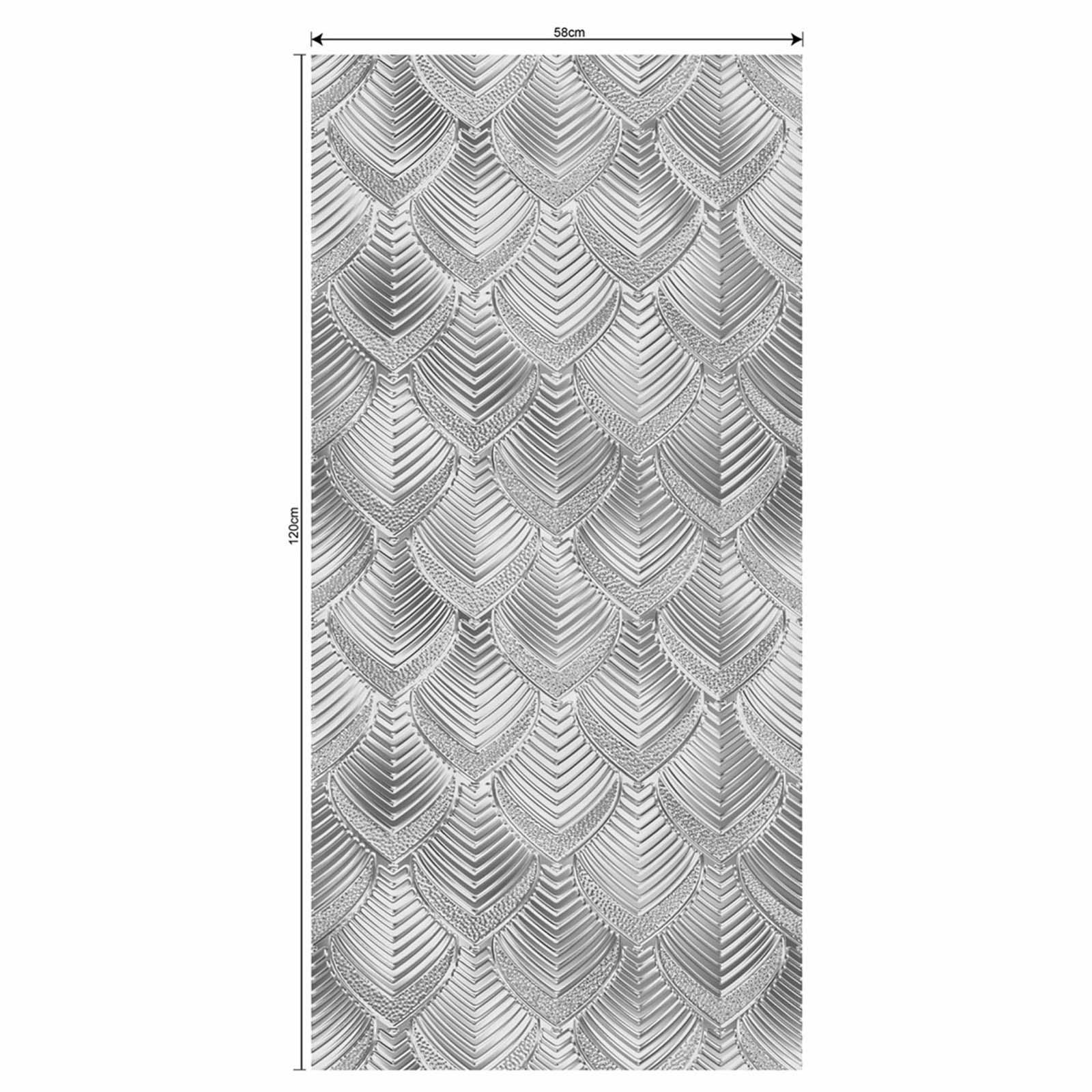 3D Privacy Window Film Static Cling Decorative Frosted Stained for Home Decor Kitchen