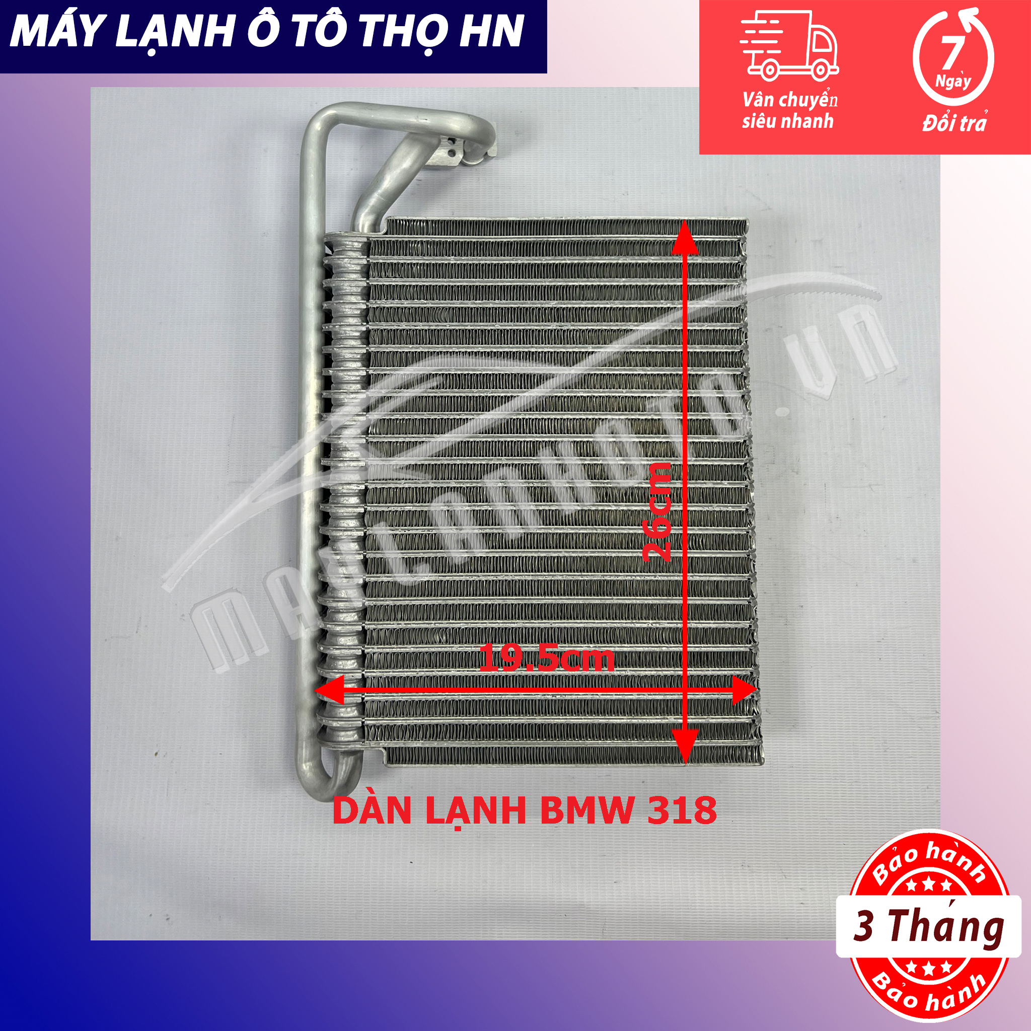 Dàn lạnh BMW 318i - 320i - 325i 2004-2005-2006 Hàng xịn Thái Lan 04 05 06