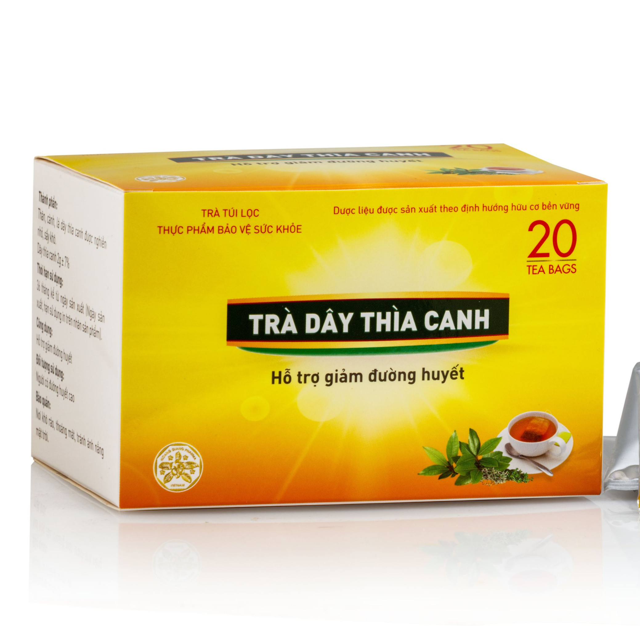 Trà Dây Thìa Canh – Dùng cho người bị tiểu đường ( hộp 20 gói )