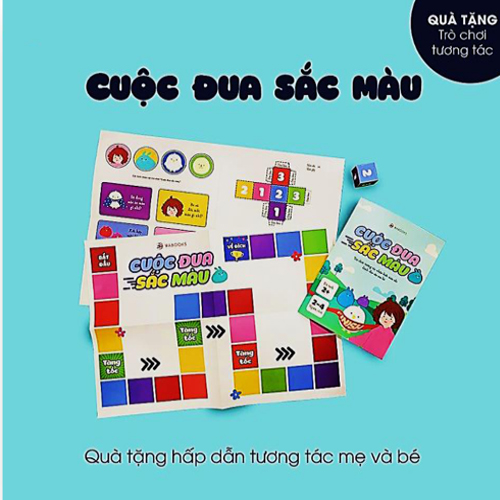 Combo ehon cho bé 0 - 6 tuổi: Điều kỳ diệu của màu sắc + Sắc màu quanh ta - giúp bé định hình và khám phá thế giới màu sắc đầy thú vị