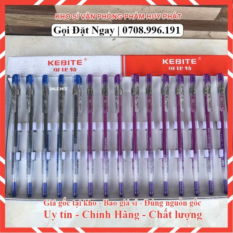 Bút mực gel Zero đỏ/tím/xanh