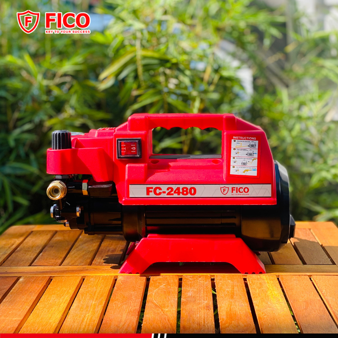 MÁY XỊT RỬA XE CAO ÁP CÓ CHỈNH ÁP 2.480W FC-2480 CÓ CHỈNH ÁP FICO -HÀNG CHÍNH HÃNG