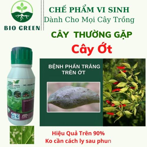 Phân bón hữu cơ vi sinh, chế phẩm sinh học bio,thuốc trừ sâu sinh học,Phấn trắng, đốm đen, rỉ sét, thán thư- 100ml