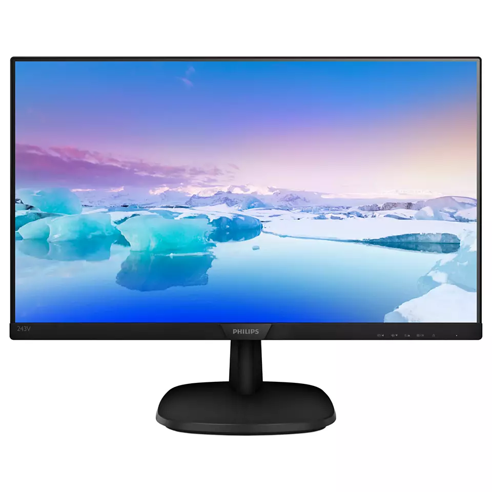 Màn hình máy tính 24inch Philips 243V7QDSBF (23.8&quot; FHD IPS, HDMI+VGA 75Hz) - Hàng chính hãng DGW phân phối