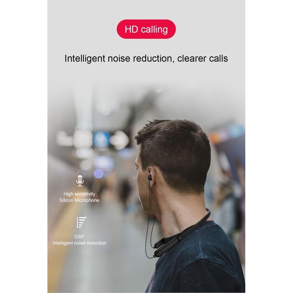 G02 Không Dây Bluetooth Tai Nghe Nhạc Điện Thoại Cổ Thể Thao Tai Nghe Nhét Tai Có Mic Cho Iphone Samsung Xiaomi
